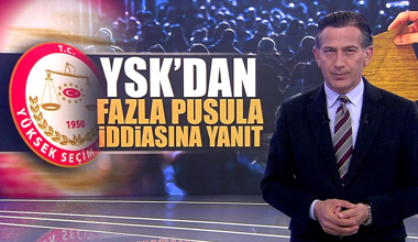 YSK'dan fazla pusula iddiasına yanıt!