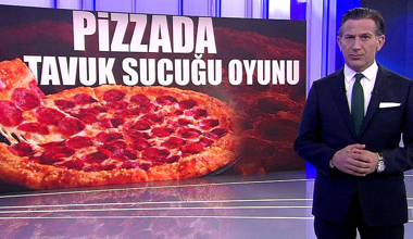 Pizza'da tavuk sucuğu oyunu!