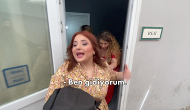 Gönül taksiye atlayıp yarışmayı terk etti!