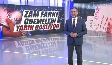 Zam farkı ödemeleri yarın başlıyor!