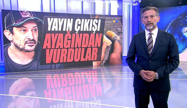 Yayın çıkışı ayağından vurdular!