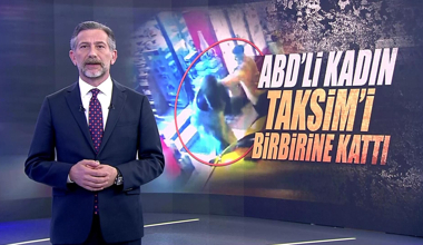 ABD'li kadın Taksim'i birbirine kattı!