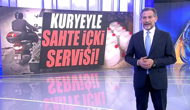 Kuryeyle sahte içki servisi!