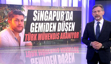 Singapur'da gemiden düşen Türk mühendis aranıyor!