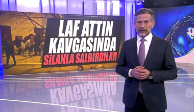 Laf attın kavgasında silahla saldırdılar!