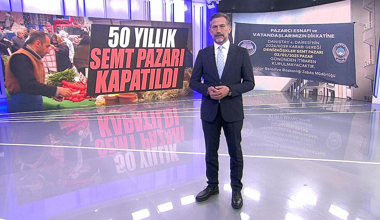 50 yıllık semt pazarı kapatıldı!