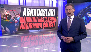 Arkadaşları mahkumu hastaneden kaçırmaya çalıştı!