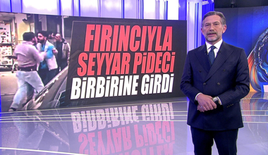 Fırıncı ile seyyar pideci birbirine girdi!