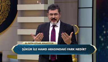 Şükür ile hamd arasındaki fark nedir?