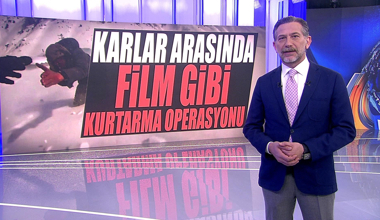 Karlar arasında film gibi kurtarma operasyonu!