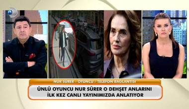 Ünlü sanatçı Nur Sürer, Şişli'deki o dehşet anlarını "Neler Oluyor Hayatta"da anlattı!