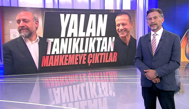 Yalan tanıklıktan mahkemeye çıktılar!