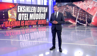 Eksikleri duyan otel müdürü: "Başımıza iş açtınız." demiş.