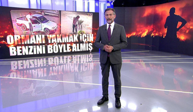 Ormanı yakmak için benzini böyle almış!