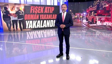 Fişek atıp orman yakanlar yakalandı!