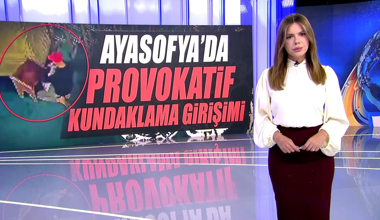 Ayasofya'da provokatif kundaklama girişimi!