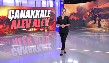 Çanakkale alev alev...