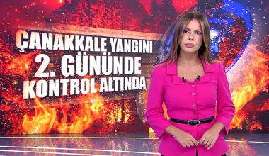 Çanakkale yangını 2. gününde kontrol altında!