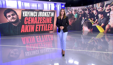 Yayıncı Jrokez'in cenazesine akın ettiler