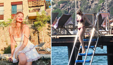 Bodrum'dan en sıcak ünlü manzaraları!