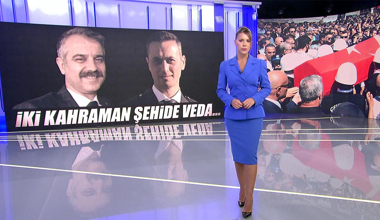 İki kahraman şehide veda!