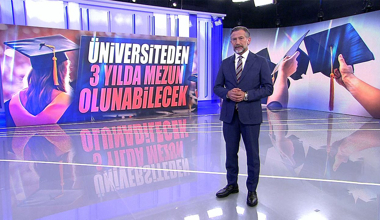 Üniversiteden 3 yılda mezun olunabilecek!