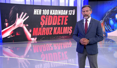 Her 100 kadından 13'ü şiddete maruz kalmış