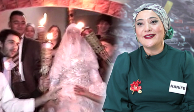 Hanife'nin "Emanet" gelinliği olay oldu!