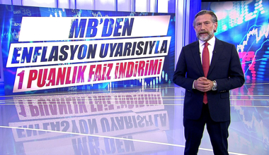 MB'den enflasyon uyarısıyla 1 puanlık faiz indirimi