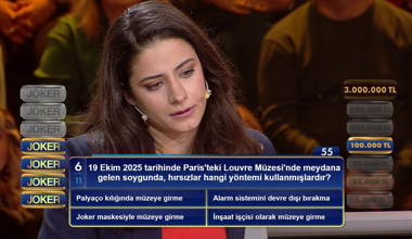 Yarışmacımız, zor soruda joker kullanmadı!