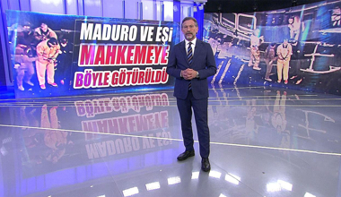 Maduro ve eşi mahkemeye böyle götürüldü!