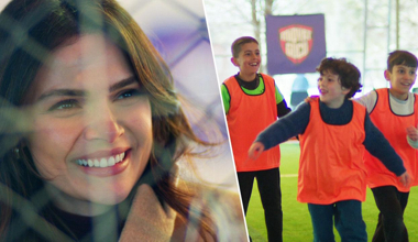 Küçük Cihan, futbol hünerlerini sergiledi!