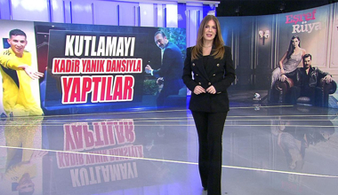 Kutlamayı Kadir Yanık dansıyla yaptılar!