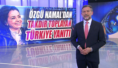 Özgü Namal'dan takdir toplayan "Türkiye" yanıtı!