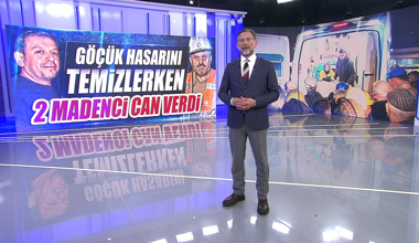 Göçük hasarını temizlerken 2 madenci can verdi