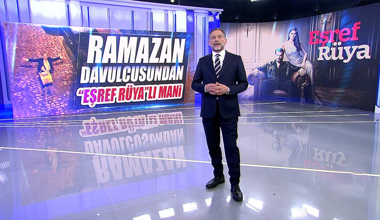 Ramazan davulcusundan "Eşref Rüya"lı mani!