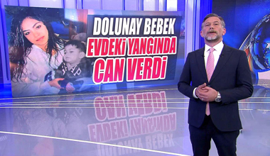 Dolunay bebek evdeki yangında can verdi!