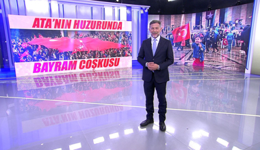 Ata'nın huzurunda bayram coşkusu!