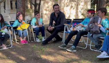 "Uzak Şehir" setinin kapıları çocuklara açıldı!