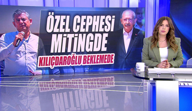 Özel cephesi mitingde; Kılıçdaroğlu beklemede!