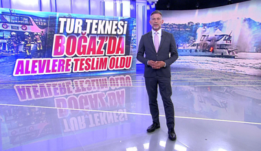Tur teknesi boğazda alevlere teslim oldu!