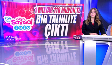 1 Milyar 110 Milyon ₺ bir talihliye çıktı
