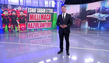 Esnaf sabah 5'teki milli maça hazırlanıyor