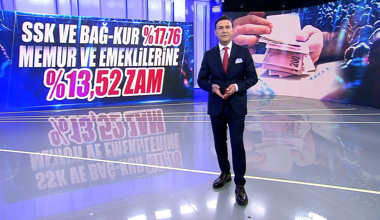 SSK ve BAĞ-KUR %17,76, memur ve emeklilerine %13,52 zam