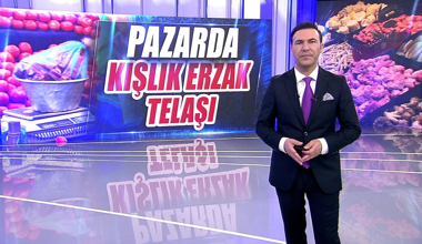 Pazarda kışlık erzak telaşı