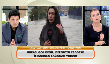 İstanbul'da sağanak kabusu!