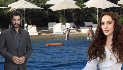 Burak Özçivit ve Fahriye Evcen'in deniz sefası!