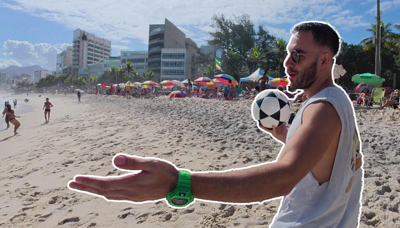 Brezilya'nın ata sporu Ipanema sahilinde!