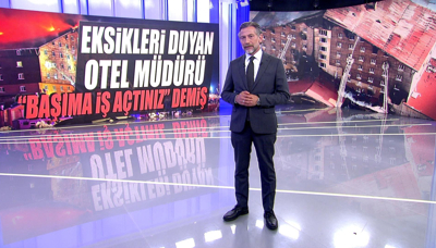 Eksikleri duyan otel müdürü: "Başımıza iş açtınız." demiş.