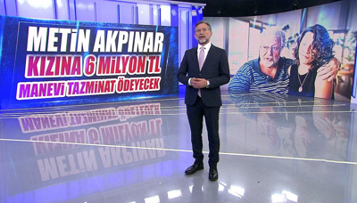 Metin Akpınar, kızına 6 milyon TL'lik manevi tazminat ödeyecek!